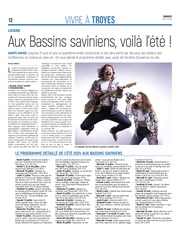 Aux Bassins saviniens, voilà l'été !