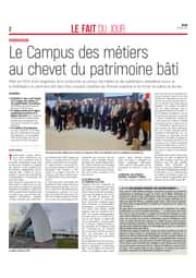 Le Campus des métiers au chevet du patrimoine bâti