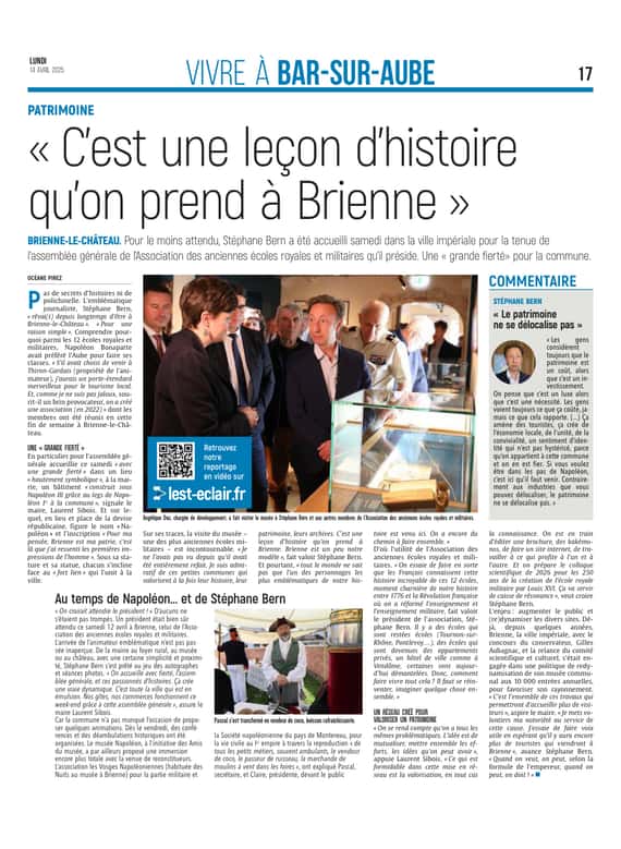 « C’est une leçon d’histoire » : Stéphane Bern en visite au musée Napoléon