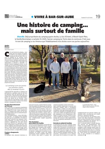 Une histoire de camping ... mais surtout de famille