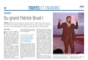 MDB : du grand Patrick Bruel mardi soir à Troyes