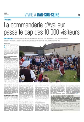 La commanderie templière d’Avalleur passe le cap des 10 000 visiteurs