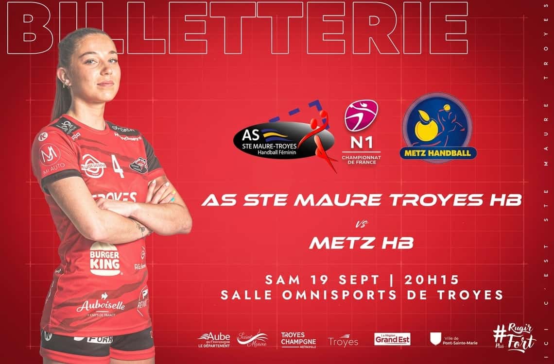 AS Sainte-Maure Troyes HB vs Metz HB