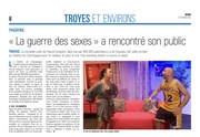 « La guerre des sexes » a rencontré son public à Troyes