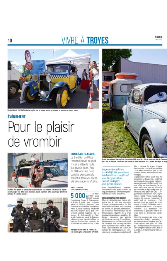 Pour le plaisir de vrombir