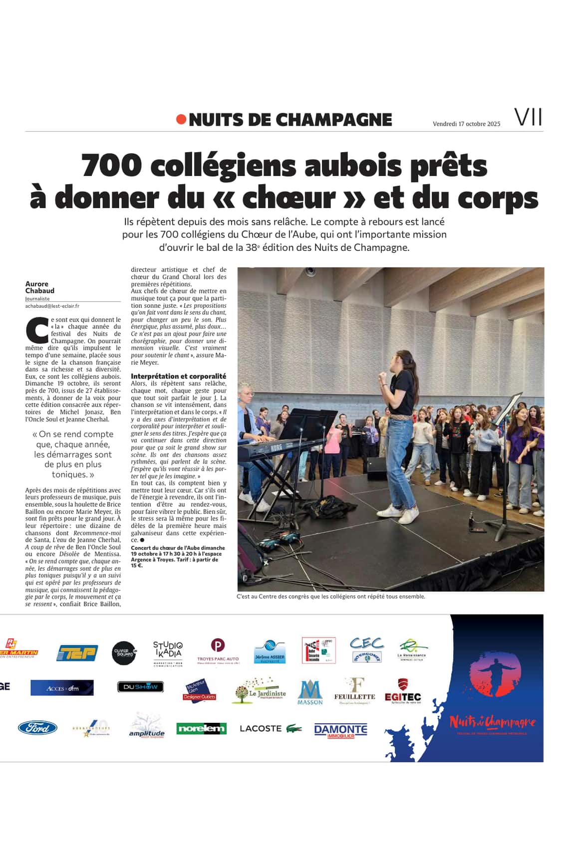 Livret spécial Nuits de Champagne