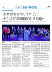 Le maire de Bar-sur-Seine à ses invités : « Nous maintenons le cap »