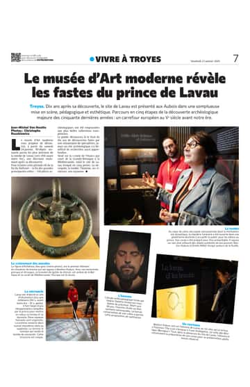 La tombe du prince de Lavau, se dévoile au musée d’Art moderne de Troyes !