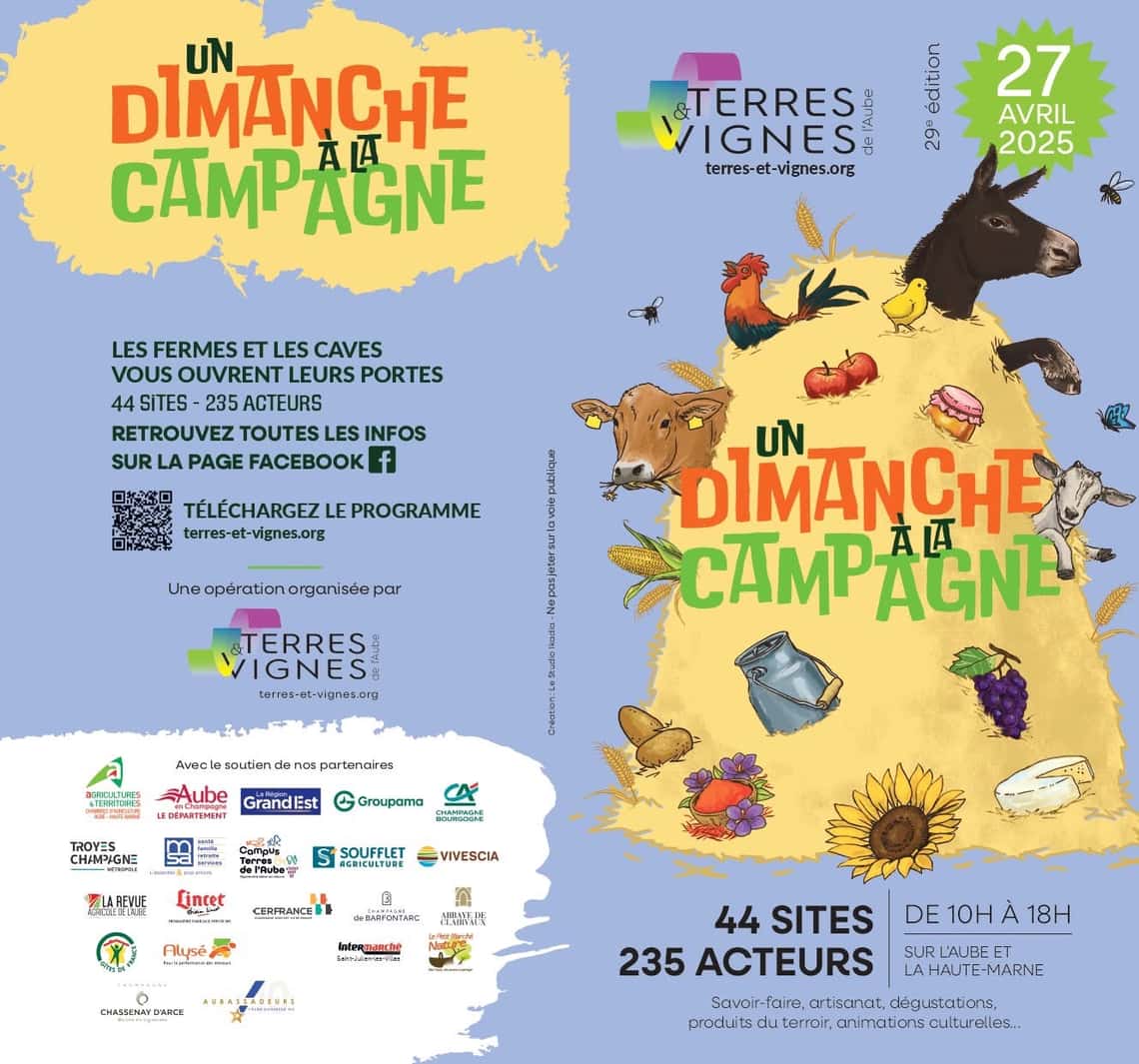 Un dimanche à la campagne : rendez-vous le dimanche 27 avril.