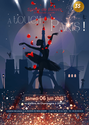 Soirée de ballets pour les 35 ans de l'école de danse Emmanuel Javelle