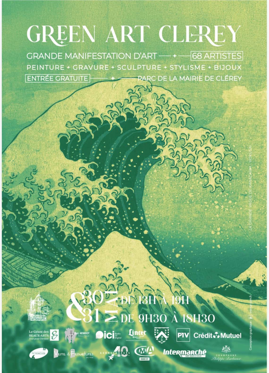 Green Art Clérey 2026 samedi 30 et dimanche 31 mai.