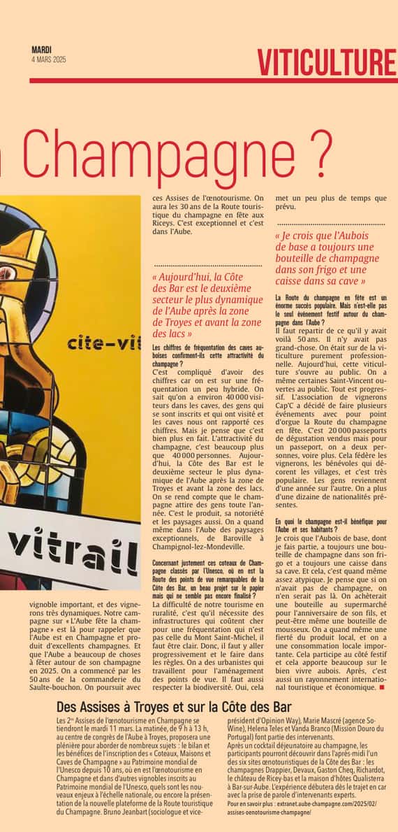 Où en est l’œnotourisme en Champagne ?