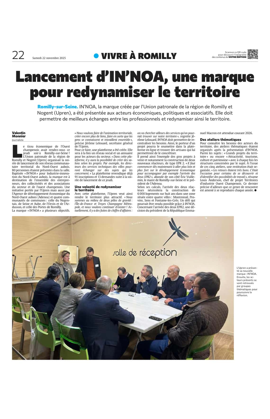 Lancement d’IN’NOA, une marque pour redynamiser le territoire