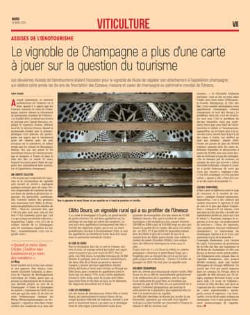 Le vignoble de Champagne a plus d'une carte à jouer sur la question du tourisme