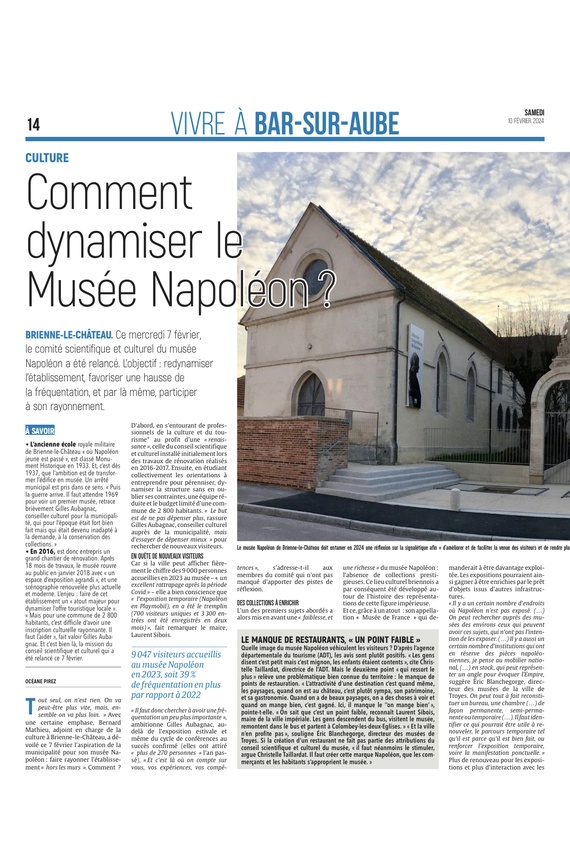 Comment dynamiser le musée Napoléon ?