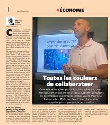 Toutes les couleurs du collaborateur...