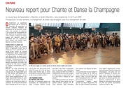 Nouveau report pour Chante et Danse la Champagne