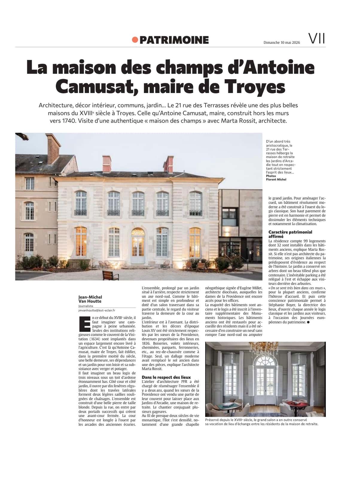 La maison des champs d’Antoine Camusat, maire de Troyes