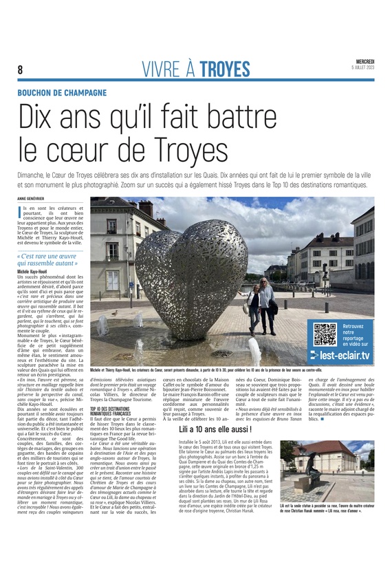 10 ans qu'il fait battre le cœur de Troyes