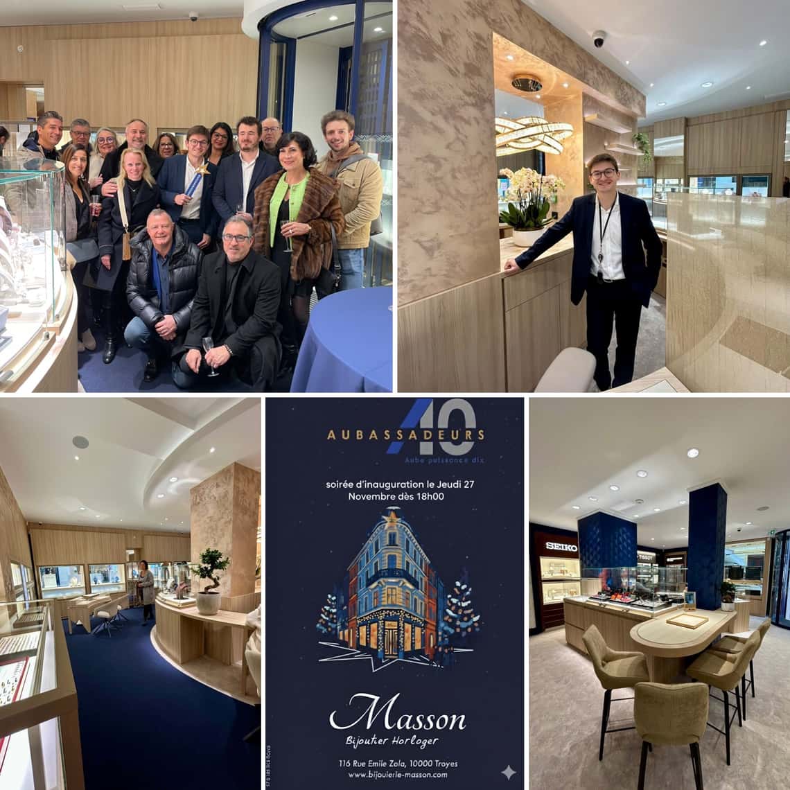 Inauguration de la nouvelle Bijouterie Masson.