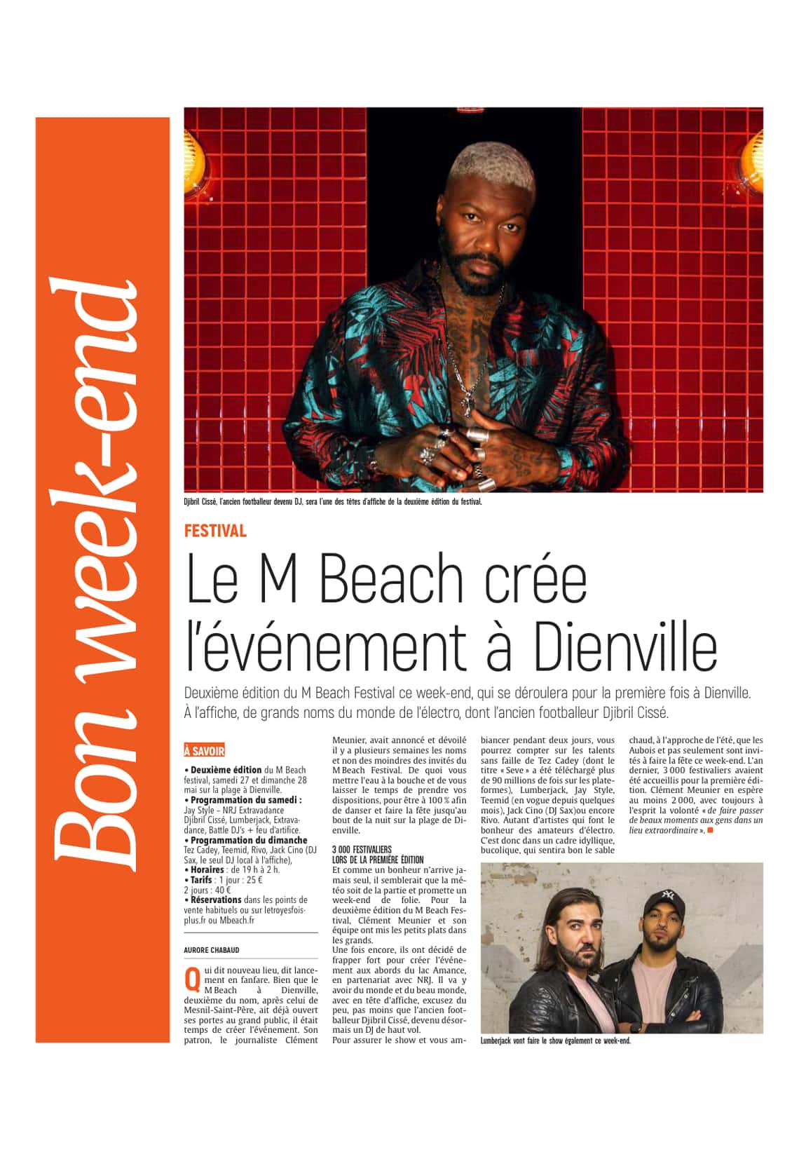 Le M Beach crée l'événement à Dienville.
