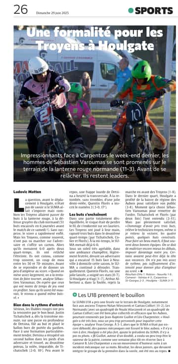Une formalité pour les Troyens sur le terrain de Houlgate