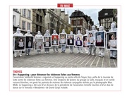 Un happening à Troyes pour dénoncer les violences faites aux femmes