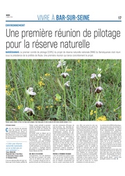 Une première réunion de pilotage pour la réserve naturelle