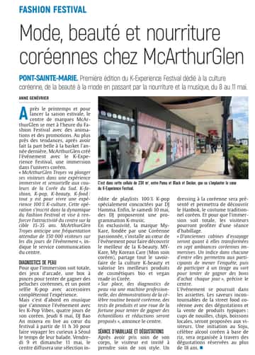 Mode, beauté, nourriture : la culture coréenne s’installe à McArthurGlen !