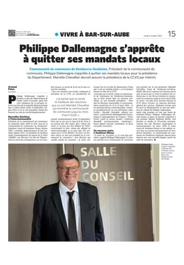 Philippe Dallemagne s’apprête à quitter ses mandats locaux