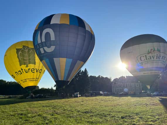 Notre montgolfière toujours au coeur des évènements.