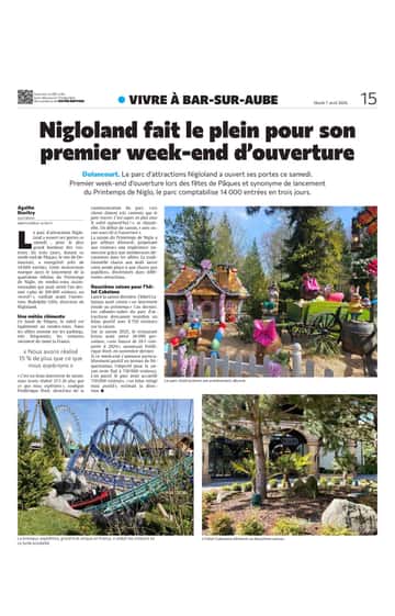 Nigloland fait le plein pour son premier week-end d’ouverture !