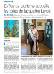 Jacqueline Lenoël expose à l’office de tourisme de Bar-sur-Aube