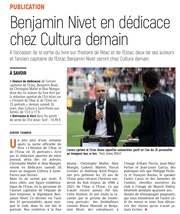 Benjamin Nivet en dédicace chez Cultura.