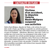 La députée Valérie Bazin-Malgras victime d’un accident