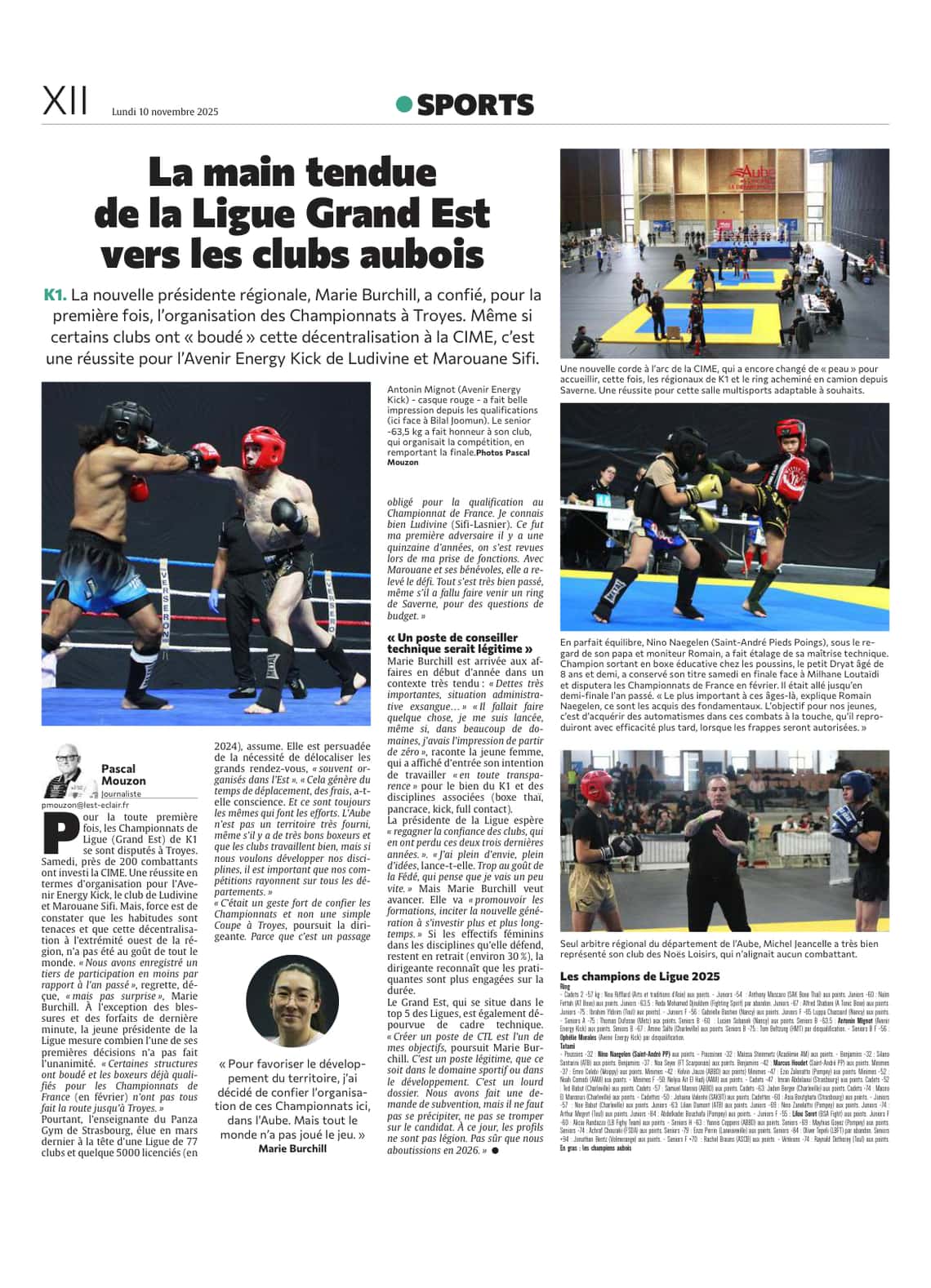 La main tendue de la Ligue Grand Est vers les clubs aubois