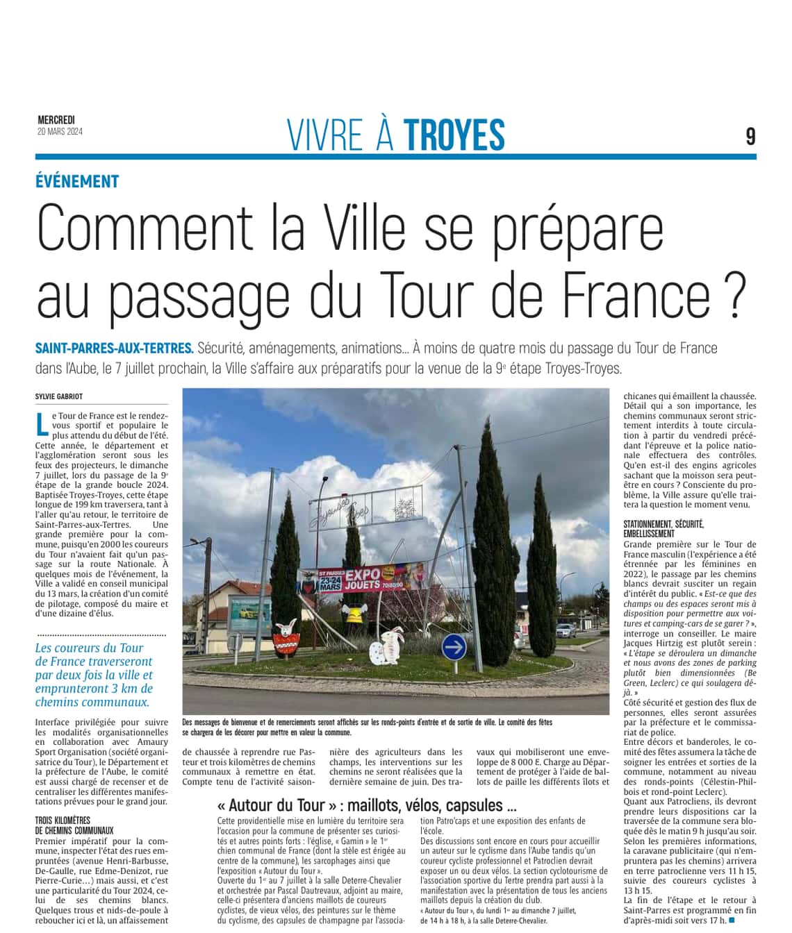 Comment la Ville se prépare au passage du Tour de France?
