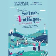 L'affiche officielle de LA ROUTE DU CHAMPAGNE EN FÊTE 2023