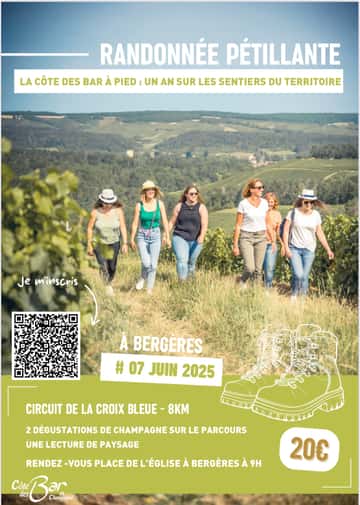 Randonnée pétillantes à Bergères ce samedi 7 juin.