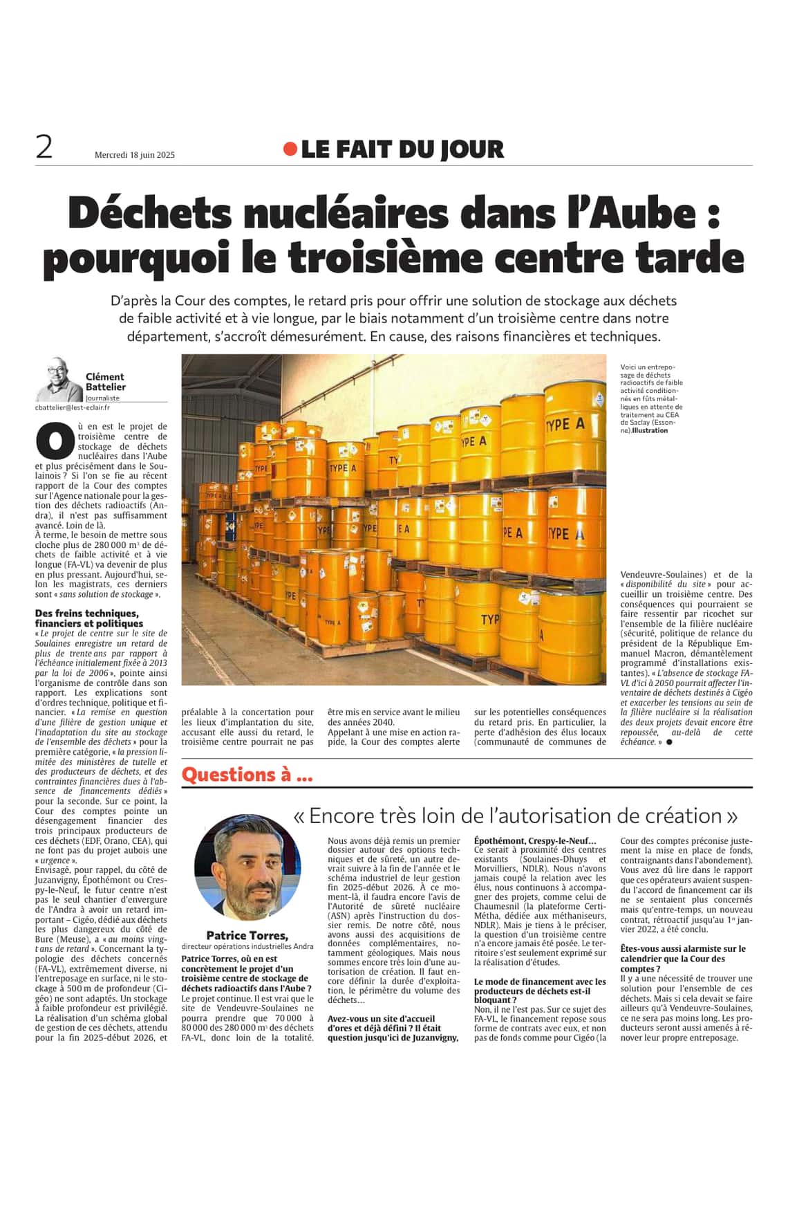 Déchets nucléaires dans l'Aube : pourquoi le troisième centre tarde