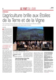 Le monde agricole a brillé aux Étoiles de la Terre et de la Vigne