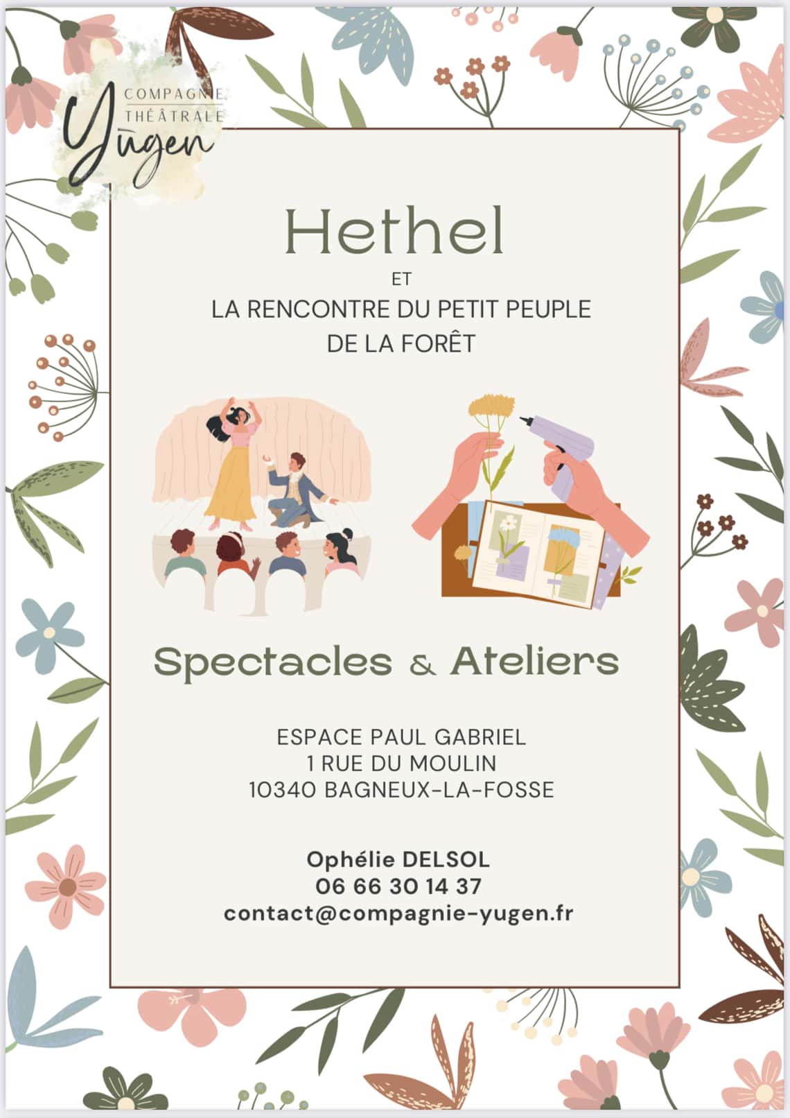 Spectacle proposé par Ophélie Delsol, pépite Aubassadeurs.