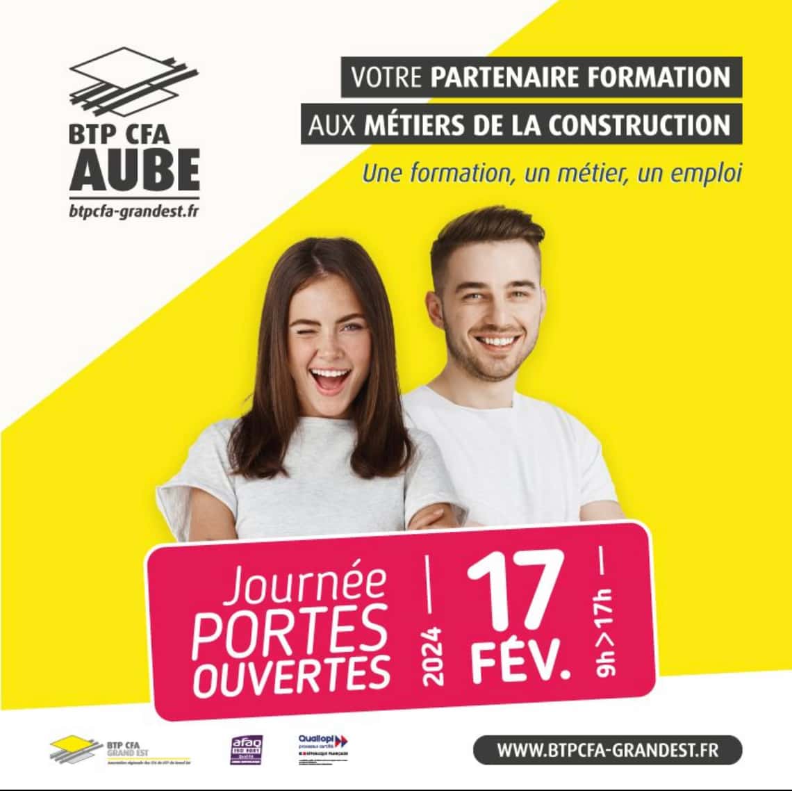 Portes Ouvertes au BTP CFA de Pont Sainte Marie.