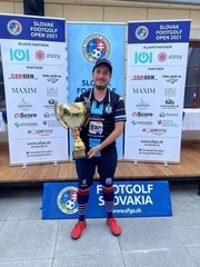 Nicolas Pussini vainqueur de l'Open de Slovaquie de Footgolf.