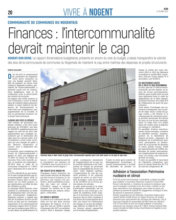 Finances : l'intercommunalité devrait maintenir le cap.