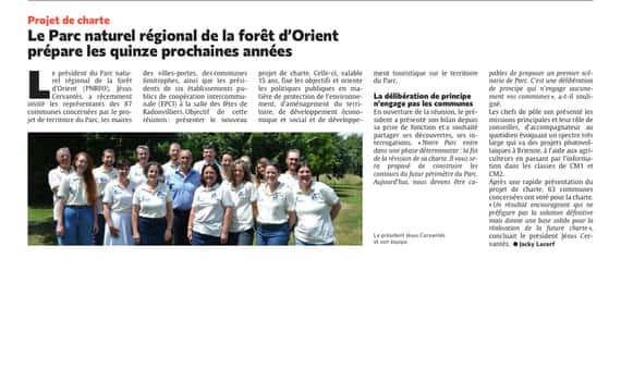 Le Parc de la forêt d’Orient prépare les quinze prochaines années