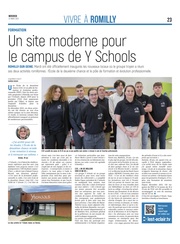 Un site moderne pour le campus de Y Schools à Romilly-sur-Seine