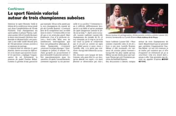 Le sport féminin valorisé autour de trois pépites championnes auboises