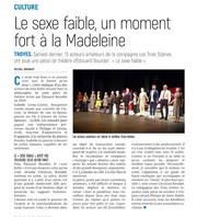 La Madeleine : Le sexe faible, un moment fort à Troyes