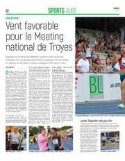 Athlétisme : vent favorable pour le Meeting national de Troyes